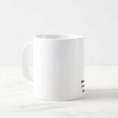 神がチャウチャウを作成した時 コーヒーマグカップ (正面左)