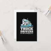 神がトラックの運転手を作ったおもしろい時 カード (正面/裏面インサイチュ)