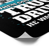 神がトラックの運転手を作ったおもしろい時 ポスター (角)