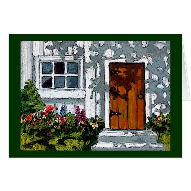 神がドアを閉めるとき彼は開いているウィンドウを: 古い小屋 (正面横)