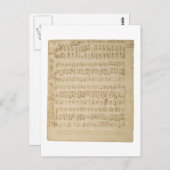 神がニュージーランドを守るオリジナル原稿1876 ポストカード (正面/裏面)