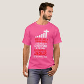 神がパスワードを結ぶイエスおもしろい Tシャツ (正面フル)