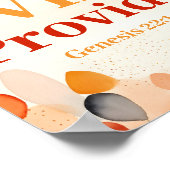 神がボホクリスチャンのウォールアートプリントを提供する ポスター (角)