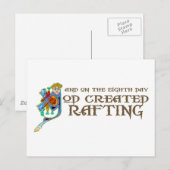 神がラフティングを創造 ポストカード (正面/裏面)