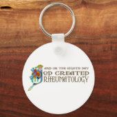 神がリウマチ学を創造した キーホルダー (正面)