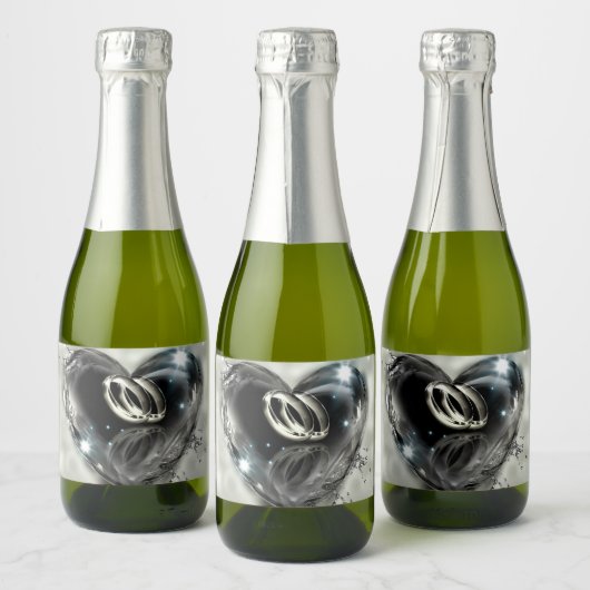 神が一つにまとめた結婚もの スパークリングワインラベル (ボトル)