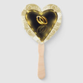 神が一緒に置いたこと(金ゴールドと白) ハンドファン (裏面)