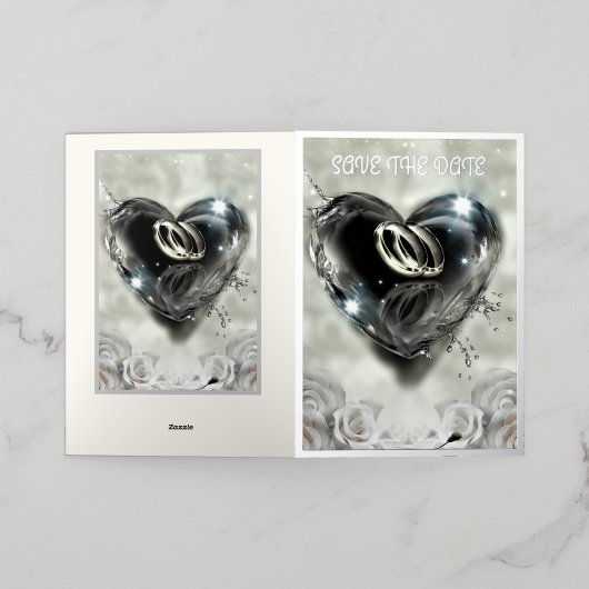 神が一緒に置いたものは日付を除く 箔グリーティングカード (外側レイダウン)