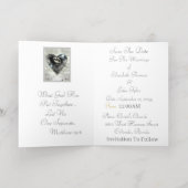 神が一緒に置いたものは日付を除く 箔グリーティングカード (内側レイダウン)