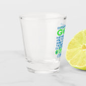 神が与えた 他者に必要なアクィナスの引用 ショットグラス (左)