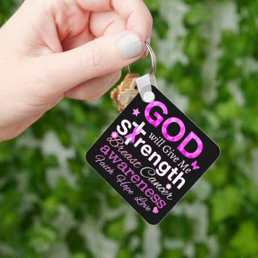 神が与え力を与える キーホルダー (手)