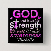 神が与え力を与える 缶バッジ (正面)