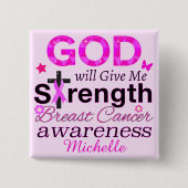 神が与え力を与える 缶バッジ (正面)