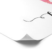 神が世界を愛されたからこそプリント ポスター (角)