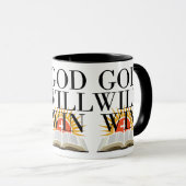 神が二音のマグカップを勝ち取る マグカップ (正面右)