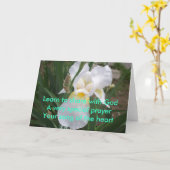 -神が付いている共有を学んで下さい カード (黄色い花)