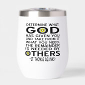 神が何を持っているか与えを決定する引用文 (正面)