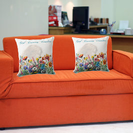 神が作疑問に思成す-装飾用クッション(16 x 16") クッション