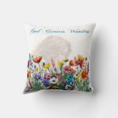 神が作疑問に思成す-装飾用クッション(16 x 16") クッション (裏面)