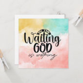 神が働いている待ち伏せ カード (正面/裏面インサイチュ)