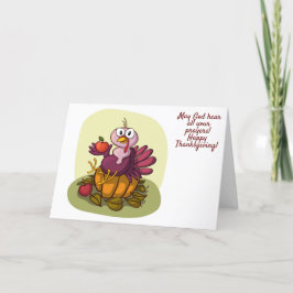 神が全てのあなたの祈りの言葉を サンキューカード