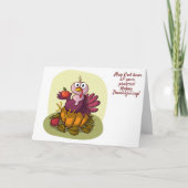 神が全てのあなたの祈りの言葉を サンキューカード (正面)