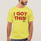 神が制御している 私はできる キリスト教Tシャツ Tシャツ (正面)