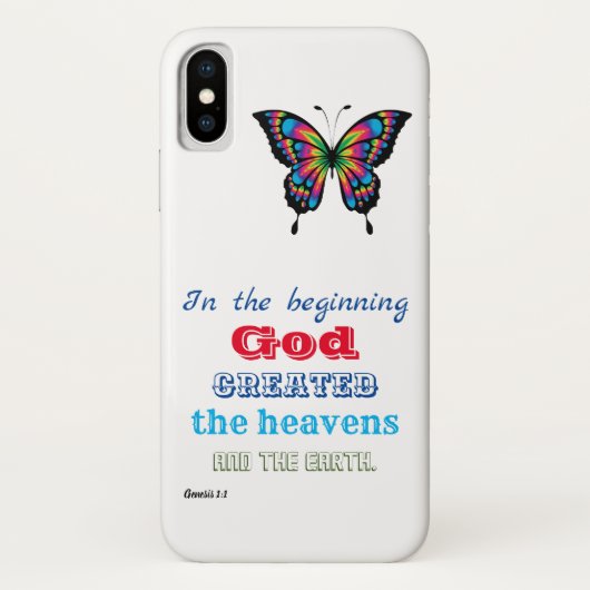神が創造された初めの時 Case-Mate iPhoneケース (裏面)