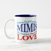 神が創造された時 ツートーンマグカップ (左)