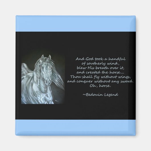 神が創造した馬 マグネット (正面)