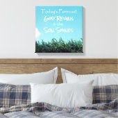 神が君臨し子が輝く キャンバスプリント (インサイチュ (寝室))