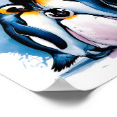 神が家族で孤独を設定キリスト教の壁画 ポスター (角)