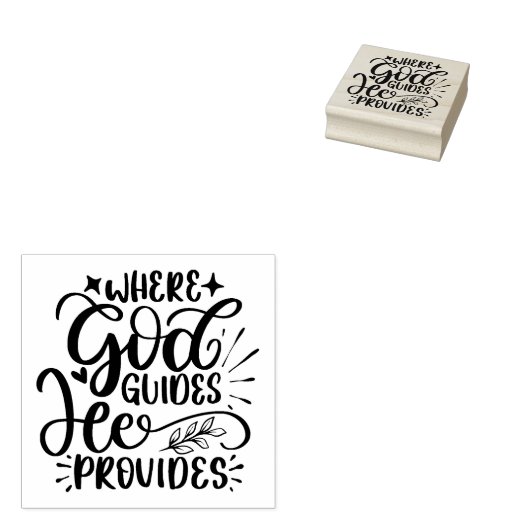 神が導くキリスト教の宗教 ラバースタンプ (押印)