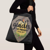 "神が導く所，神は与える"聖書の節 クロスボディバッグ (クローズアップ)