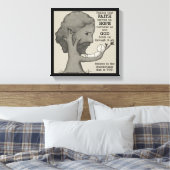 神が我々を支配する キャンバスプリント (インサイチュ (寝室))