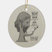 神が我々を支配する セラミックオーナメント (左)