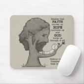 神が我々を支配する マウスパッド (マウス)