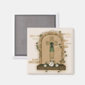 神が扉を閉じると、神は窓を開ける マグネット (正面/裏面)