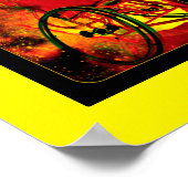 神が投げもしられたのは車いすだ ポスター (角)