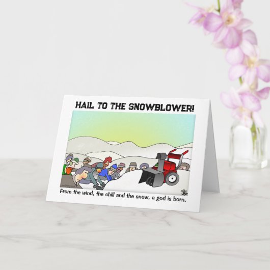 神が折り畳ま生まれれば挨拶のカード カード (蘭)