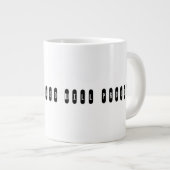 神が提供する事を行いなさい。 ジャンボコーヒーマグカップ (正面右)