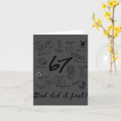 神が最初にした 6 7 聖書の詩節 キリスト教の信仰 カード (黄色い花)