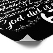 神が最初にやった 67 キリスト教 聖書 6 7 メーム クリス ポスター (角)