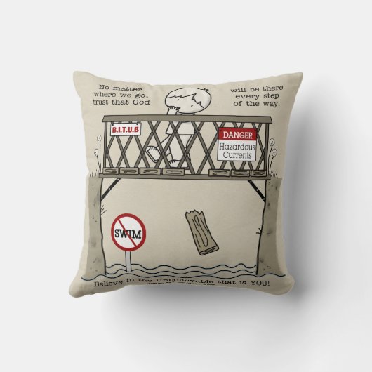 神が来る クッション (裏面)