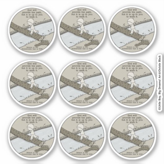 神が来る シール (正面)