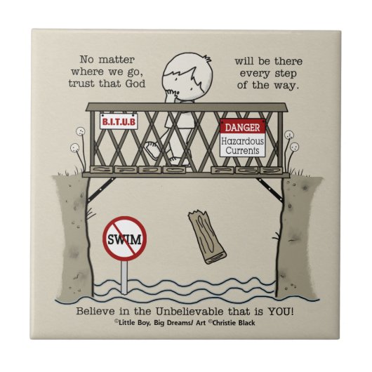 神が来る タイル (正面)