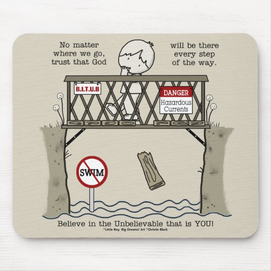 神が来る マウスパッド (正面)