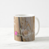 神が植える開花が付いているコーヒー・マグ コーヒーマグカップ (正面右)