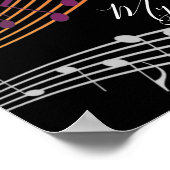 神が歌う | Zephaniah 3:17 |音楽 ポスター (角)