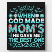 神が母を作った時 フォトプラーク (正面)